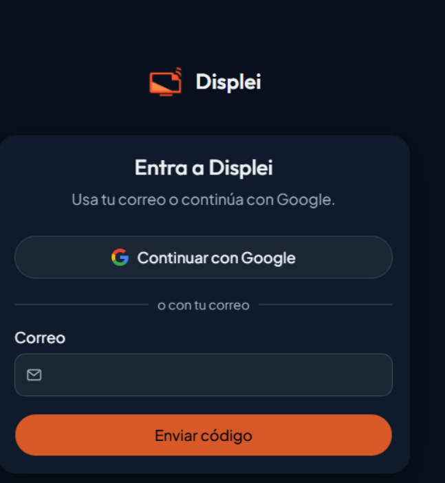 Imagen: pantalla de inicio de sesión del gestor de contenidos
